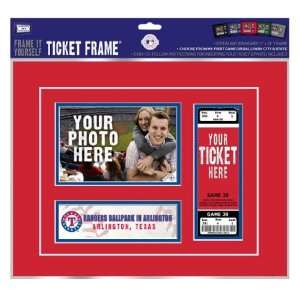  Texas Rangers Game Day Ticket Frame Frame It Yourself 