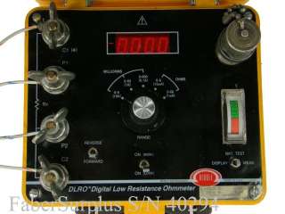 Biddle DLRO 247000 Digital Low Resistance Ohmmeter  