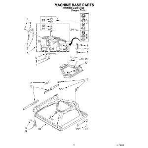  Whirlpool Part Number  388492 For Model #  LSQ9110KQ0 