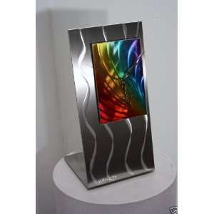   Metal Rainbow Art Desk Clock, Design by Wilmos Kovacs