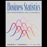 Business Statistics for Management and Economics (ISBN10 0395712319 