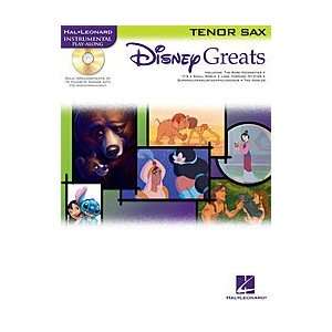  Disney Greats   Tenor Saxophone (Book/CD Package) Musical 