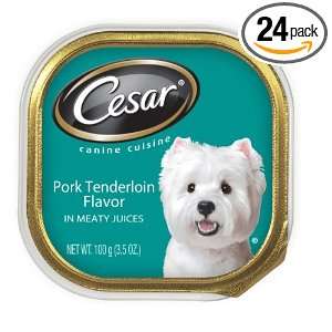 Cesar Canine Cuisine Pork Tenderloin Flavor in Meaty Juices for Small 