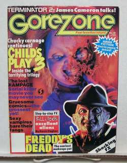 GOREZONE Magazine #20 CHILDS PLAY 3/BILL & TED/T2  