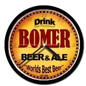  BOMER beer and ale cerveza wall clock 