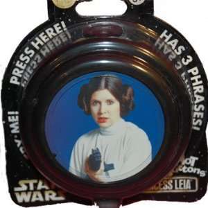  Disney Star Wars Princess Leia Hot Button Toys & Games
