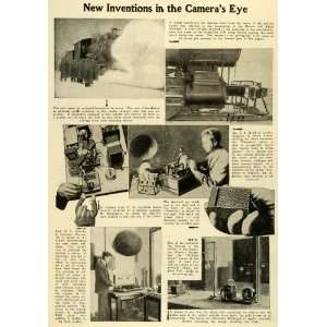  1927 Article Scientific Inventions Televisor Railway Snow 