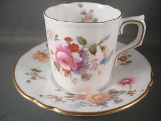 Royal Crown Derby   Derby Posies Coffee Can & Saucer  