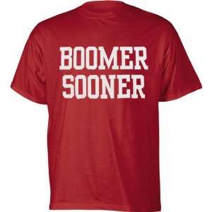    Oklahoma Sooners Cardinal Boomer Sooner T Shirt