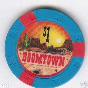  BOOMTOWN CASINO LV OBSOLUTE $ 1.00 CHIP 