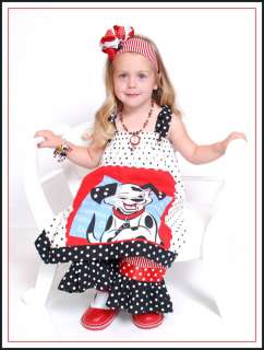  Disney Vacation 101 Dalmatian Fabric Halter Birthday Dress  