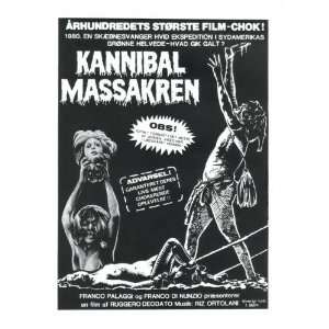 Cannibal Holocaust Movie Poster (11 x 17 Inches   28cm x 44cm) (1980 
