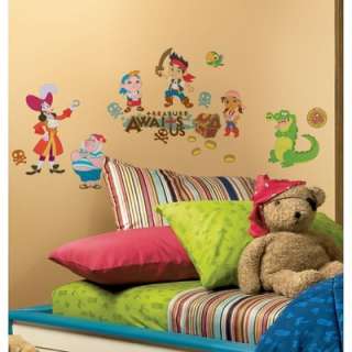 JAKE AND THE NEVERLAND PIRATES wall stickers 32 decals Captain Hook 