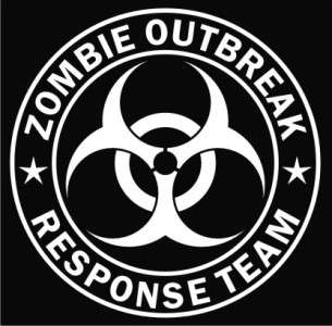 Zombie Outbreak Response Team Vinyl Decal Sticker  