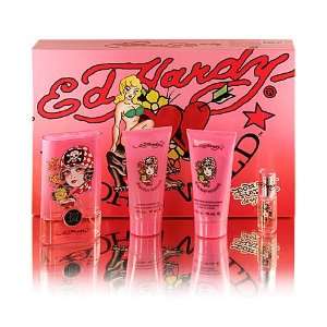  Ed Hardy Panther Lady Born Wild Fragrance Set Pink Beauty