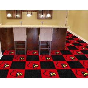  Fanmats Louisville Cardinals Team Carpet Tiles