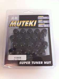 41885B Muteki Lug Nuts Black M12 X P1.25 Closed *MAKE OFFER*  