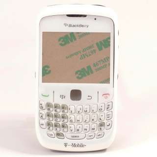 BlackBerry 8530 Curve White Full Housing Case lens NEW  