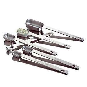 Measuring Spoons   18 8 Stainless Steel   6 1/4L   6 Piece Set 