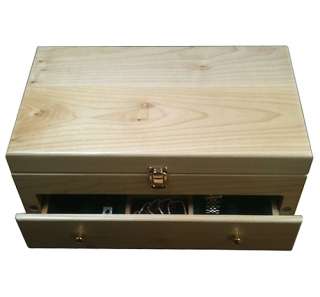 Maple Wooden 500 Count Case