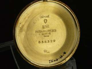 Vintage Patek Philippe 18K SOLID Gold manual wind dressing watch RaRe 
