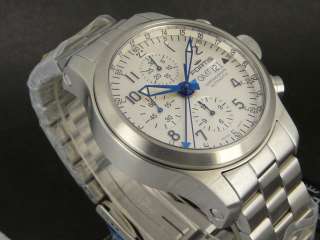 BNIB Fortis B42 Cosmonauts GMT automatic 200m chrono date SS bracelet 
