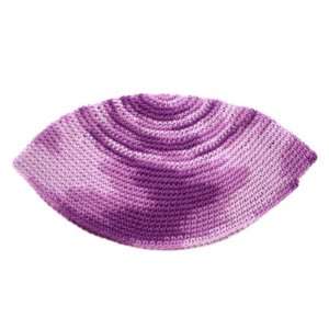   of 5, 21 Centimeter Freak Knitted Kippah with Special Swirl Pattern