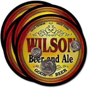  Wilson , WI Beer & Ale Coasters   4pk 