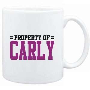  Mug White  Property of Carly  Female Names Sports 