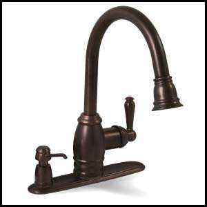  Oil Rubbed Bronze Kitchen Faucet   Pull Down Sprayer 
