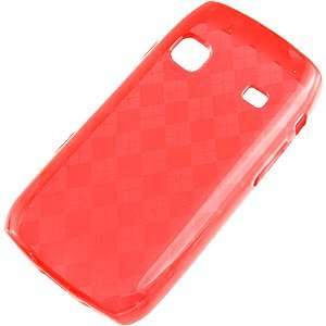 TPU Skin Cover for Samsung Replenish SPH M580, Argyle Red 