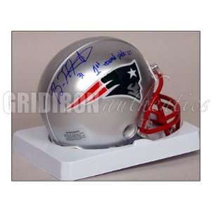 Brandon Meriweather Autographed Patriots Mini Helmet w/ insc.