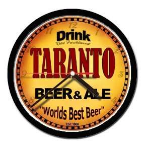  TARANTO beer and ale cerveza wall clock 