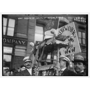  Loaf of bread float carried in Socialist Parade,New York 