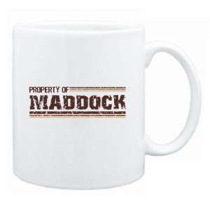  New  Property Of Maddock Retro  Mug Name