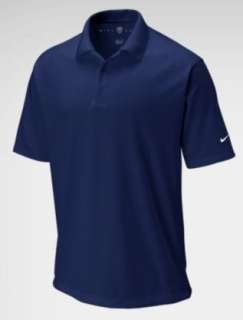 Nike DriFit Tech Solid Polo NAVY BLUE golf shirt (S, M, L, XL, 2XL 