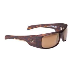 Gatorz Malkin Adult Sports Sunglasses   Matte Tortoise/Gold Chrome 