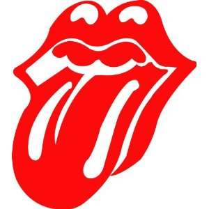  Lips Tounge Rolling Stones Auto Car Sticker Red 8.5X7.5 