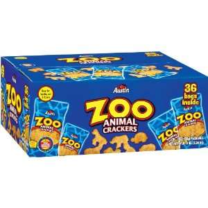 Austin Zoo Animal Crackers, 2 Ounce Packages (Pack of 36)