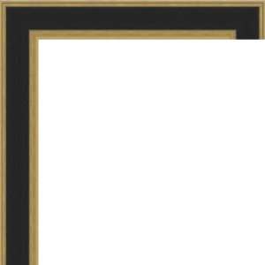   Picture Frame Gold With Black Strip  3 wide