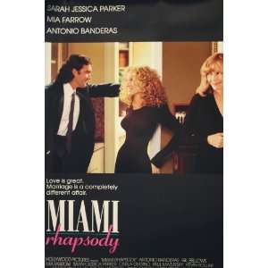  Miami Rhapsody Sarah Jessica Parker Double Sided Movie 