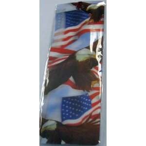  Ganz Bookmarks ER19179 American Flag and Eagles 3 D Bookmark 
