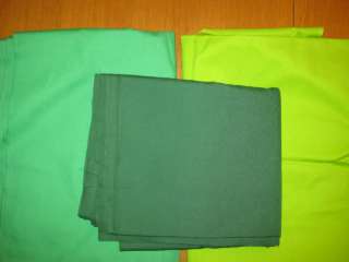 Choice of greens 2 cotton pillow cases standard size  