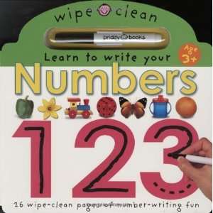  Wipe Clean Numbers [Board book] Roger Priddy Books
