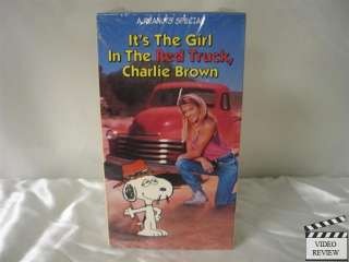 Its The Girl In The Red Truck Charlie Brown VHS NEW 097368373136 