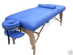   30 W 4 Pad Portable Massage Table w/Bolster U 814836014021  