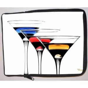  Martini Glasses Design Laptop Sleeve   Note Book sleeve 