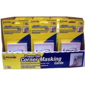 Masking Tape   Corner Squares   3X3  48PK Case Pack 48