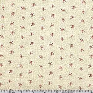  45 Wide Mary Rose Chantilly Buds Cream Fabric By The 