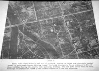 1945 SC PHOTOS ATOMIC BOMBINGS HIROSHIMA & NAGASAKI MANHATTAN ENGINEER 